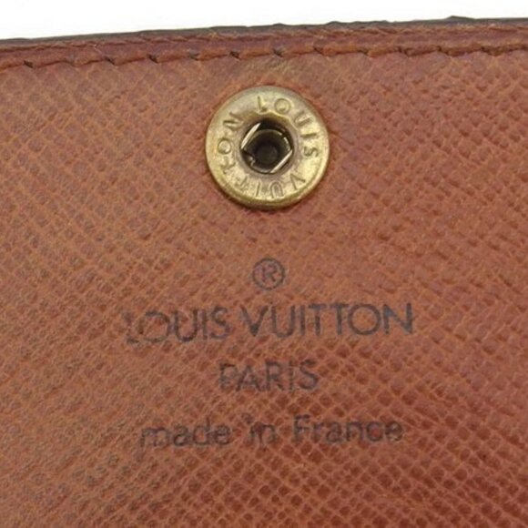 LOUIS VUITTON Keychain Monogram x Beige Monogram Canvas Authentic Used - Picture 8 of 9